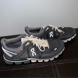 ON Cloud Running Sneakers in Black/White - Women's Sz 7
